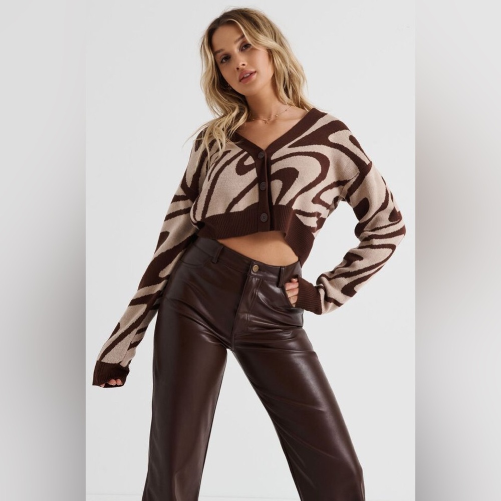 Garage Cropped Cardigan